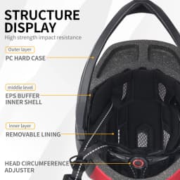 Eastinear2023 High Quality Children's Bicycle Helmet Full Face Detachable Outdoor Sports Skateboard Roller Skating Riding Helmet