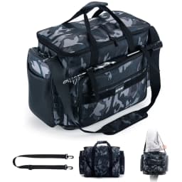 Goture Fishing Tackle Bags 38*23*19cm Shoulder Bag High Capacity 600D Oxford Cloth Outdoor Cycling Backpack Camping Picnic Bag