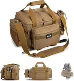 Goture Fishing Tackle Bags 38*23*19cm Shoulder Bag High Capacity 600D Oxford Cloth Outdoor Cycling Backpack Camping Picnic Bag