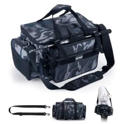 Goture Fishing Tackle Bags 38*23*19cm Shoulder Bag High Capacity 600D Oxford Cloth Outdoor Cycling Backpack Camping Picnic Bag