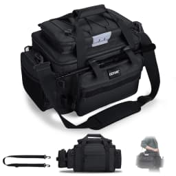 Goture Fishing Tackle Bags 38*23*19cm Shoulder Bag High Capacity 600D Oxford Cloth Outdoor Cycling Backpack Camping Picnic Bag