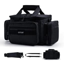 Goture Fishing Tackle Bags 38*23*19cm Shoulder Bag High Capacity 600D Oxford Cloth Outdoor Cycling Backpack Camping Picnic Bag