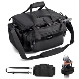 Goture Fishing Tackle Bags 38*23*19cm Shoulder Bag High Capacity 600D Oxford Cloth Outdoor Cycling Backpack Camping Picnic Bag