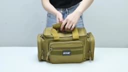 Goture Fishing Tackle Bags 38*23*19cm Shoulder Bag High Capacity 600D Oxford Cloth Outdoor Cycling Backpack Camping Picnic Bag