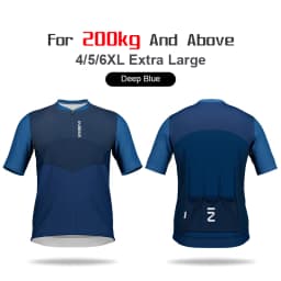NBIKE Cycling Bike Jersey Mens Plus Size Short Sleeve Quick Dry with 3 Rear Pockets Moisture Wicking Full Zipper MTB Bike Shirt
