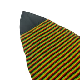 6FT Surfboard Socks Cover Rainbow Knitted Stretch All Board Protective Storage Drawstring Bag For Shortboard Funboard Fishboard