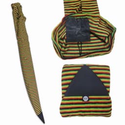 6FT Surfboard Socks Cover Rainbow Knitted Stretch All Board Protective Storage Drawstring Bag For Shortboard Funboard Fishboard