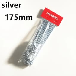 36pcs/lot Motorcycle Spoke Diameter 4.0mm 170/175/180/190/195/200/205/210mm Black/Silver Bicycle Spoke Off-Road Motorcycle Spoke