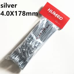 36pcs/lot Motorcycle Spoke Diameter 4.0mm 170/175/180/190/195/200/205/210mm Black/Silver Bicycle Spoke Off-Road Motorcycle Spoke