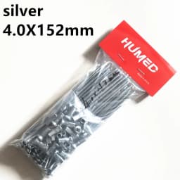 36pcs/lot Motorcycle Spoke Diameter 4.0mm 170/175/180/190/195/200/205/210mm Black/Silver Bicycle Spoke Off-Road Motorcycle Spoke