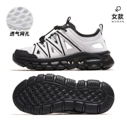 GOLDEN CAMEL Hiking Shoes for Women Summer Beach Sandals Seaside Breathable lightweight Mesh Sports Closed Toe Sandal Men 2024