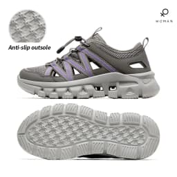 GOLDEN CAMEL Hiking Shoes for Women Summer Beach Sandals Seaside Breathable lightweight Mesh Sports Closed Toe Sandal Men 2024