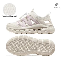 GOLDEN CAMEL Hiking Shoes for Women Summer Beach Sandals Seaside Breathable lightweight Mesh Sports Closed Toe Sandal Men 2024