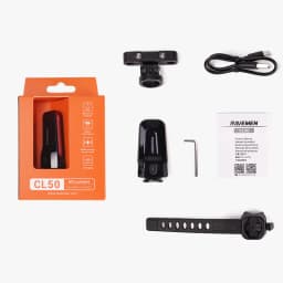 RAVEMEN CL50/CL100/CL200 Bike Rear Light Bicycle LED Taillight Lamp USB-C Rechargeable Auto On-off Brake Sensor Side Visibility