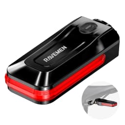 RAVEMEN CL50/CL100/CL200 Bike Rear Light Bicycle LED Taillight Lamp USB-C Rechargeable Auto On-off Brake Sensor Side Visibility