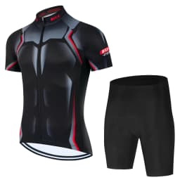 Summer Pro Team Black Cycling Clothing Cycling Jersey Set Men Road Bike Shirt Suit Bicycle Bib Shorts
