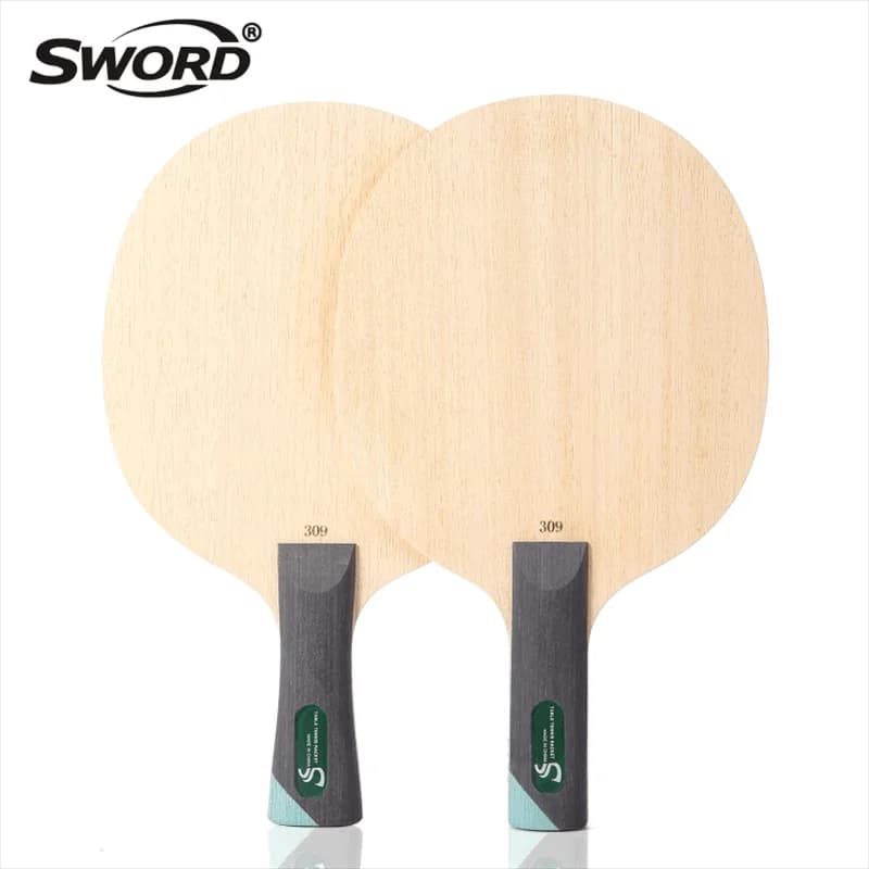 Original SWORD 309 Table Tennis Blade 9 Ply Wood Defensive Blade Soft Vibration Ping Pong Blade FL ST Handle For Chopper Player