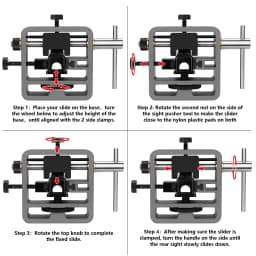 Pridefend Sight Pusher for Square Slides,Sight Pusher Tool, Heavy Duty Pistol Rear Sight Pusher Adjustment Sight Pusher