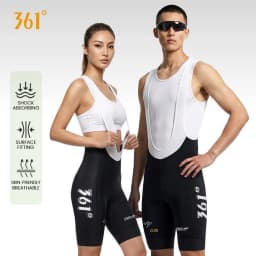 361 Degrees Cycling Bretelle Seamless Pro Men Cycling Bib Shorts Elastic Interface Cushion High Elasticity Breathable Bib Shorts