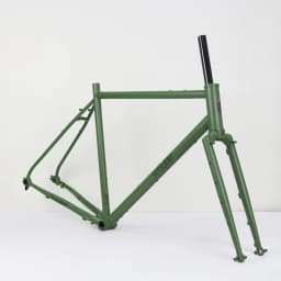 TQIQT Gravel Frame 700C Road Rack Off-Road Bicycle Rack 4130 Chromium Molybdenum Steel Barrel Shaft Disc Brake Frame Bike Part