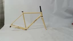 TQIQT Gravel Frame 700C Road Rack Off-Road Bicycle Rack 4130 Chromium Molybdenum Steel Barrel Shaft Disc Brake Frame Bike Part