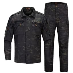 Men's Set Spring and Autumn New Outdoor Work Clothes Wear-resistant and Anti Fouling Camouflage Labor Protective Clothing