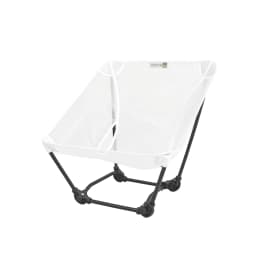 Portable Off Ground Folding Moon Chair 580g Aluminum Alloy Camping Beach Fishing Stool Ultralight Outdoor Travel Seat 100kg Load