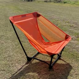 Portable Off Ground Folding Moon Chair 580g Aluminum Alloy Camping Beach Fishing Stool Ultralight Outdoor Travel Seat 100kg Load