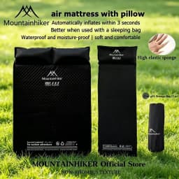 Outdoor Camping Self-Inflating Air Mattress Egg Crate Foam Sleeping Pad Moisture-Proof Floor Mat for Wild Tent Hiking