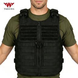 YAKEDA Adjustable Shoulder Strap Quick Release Buckle Hunting Tank Top MOLLE Expansion with Hidden Pocket
