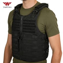 YAKEDA Adjustable Shoulder Strap Quick Release Buckle Hunting Tank Top MOLLE Expansion with Hidden Pocket