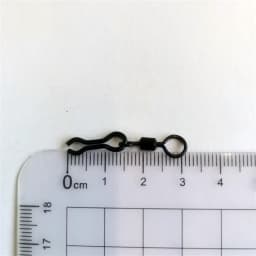 New 1000pcs Carp Fishing Accessories Big Small Eye Matt Black Rolling Swivel Ledear Sinker Connector Fishing Hook Tackle Pesca