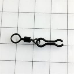 New 1000pcs Carp Fishing Accessories Big Small Eye Matt Black Rolling Swivel Ledear Sinker Connector Fishing Hook Tackle Pesca