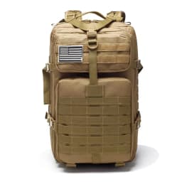 Tactical 50L Waterproof Backpack Multifunctional Laptop Double Shoulder 3P Bag for Hiking Camping Mountaineering