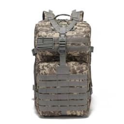Tactical 50L Waterproof Backpack Multifunctional Laptop Double Shoulder 3P Bag for Hiking Camping Mountaineering