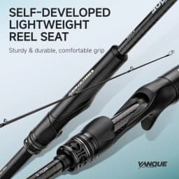 CEMREO Lure Fishing Rod 1.8m/1.98m/2.1m/2.4m Spinning/Casting Fishing Rod Light Weight Rod for Fishing Model:YANQUE-LY