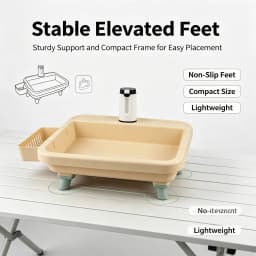 Outdoor Portable Sink Multifunctional Folding Camping Sink With Electric Water Pump Suitable For Camping Travel And Family Use
