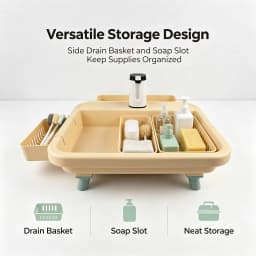 Outdoor Portable Sink Multifunctional Folding Camping Sink With Electric Water Pump Suitable For Camping Travel And Family Use