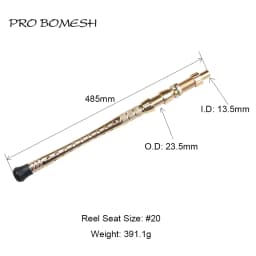Pro Bomesh Full Body Heavy Duty Trolling Aluminum handle Gimbal reel seat Rod Building Component Repair boat rod DIY Accessory