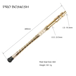 Pro Bomesh Full Body Heavy Duty Trolling Aluminum handle Gimbal reel seat Rod Building Component Repair boat rod DIY Accessory
