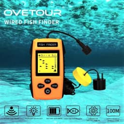 2023new smart Fish Finder Sonar Fishing Alert Fish Finder Underwater Echo Sounder Fishing Detector Portable