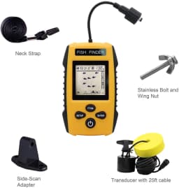 2023new smart Fish Finder Sonar Fishing Alert Fish Finder Underwater Echo Sounder Fishing Detector Portable