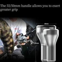 Gomexus Konb Reel Power Extended Knob 30mm A30L for Shimano Exsence Curado DC Daiwa Exist Luvias LT 1000-4000