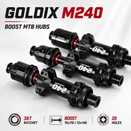 GOLDIX M240 28H Boost MTB Hub 36T Ratchet Straight Pull Center Lock HG XD MS 110x15 148x12 10-12 Speed Bicycle Wheel Hub