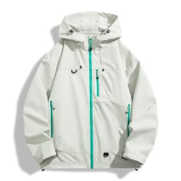 LNGXO Unisex Waterproof Windbreaker Outdoor Sport Windproof Single-Layer Jacket Men Women Hiking Climbing Trekking Rain Coat