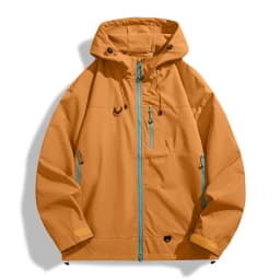 LNGXO Unisex Waterproof Windbreaker Outdoor Sport Windproof Single-Layer Jacket Men Women Hiking Climbing Trekking Rain Coat
