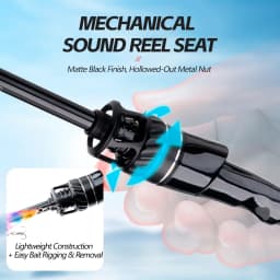 FISHINGFANS Rod L ML M LS Guide Spinning Casting Bass Pike Catfish Rod Trouts Perch 30T Carbon Fishing Rod