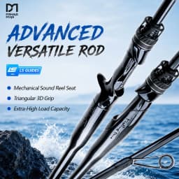 FISHINGFANS Rod L ML M LS Guide Spinning Casting Bass Pike Catfish Rod Trouts Perch 30T Carbon Fishing Rod