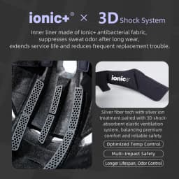 New Pneumatic Bicycle Helmet 3D Shock-Absorbing Lining Ventilated And Breathable Men's And Women's Road Mountain Safety Helmet