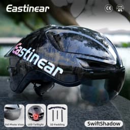 New Pneumatic Bicycle Helmet 3D Shock-Absorbing Lining Ventilated And Breathable Men's And Women's Road Mountain Safety Helmet